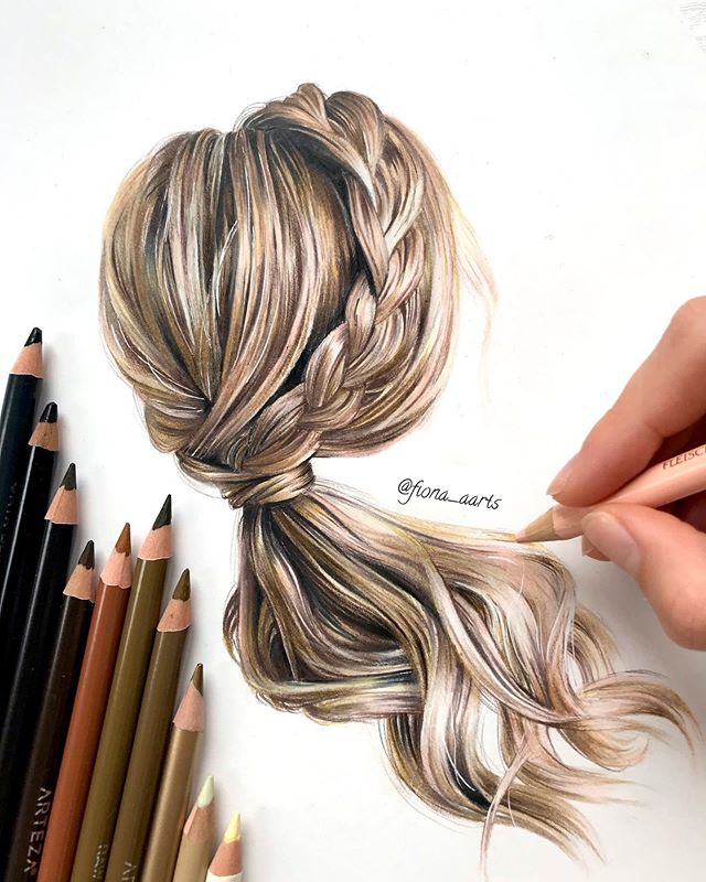 20 Hair Drawings in 2020 Strathmore Artist Papers